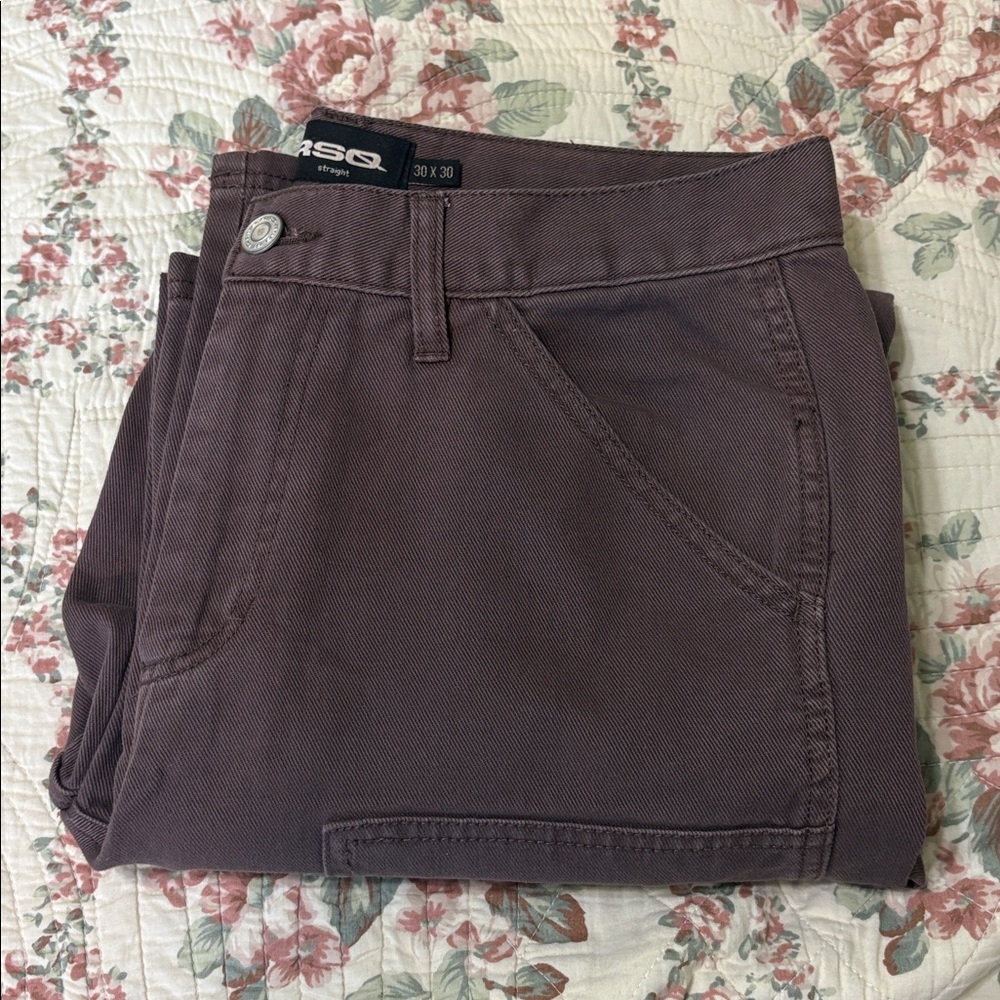 RSQ Men's Brown Straight Jeans